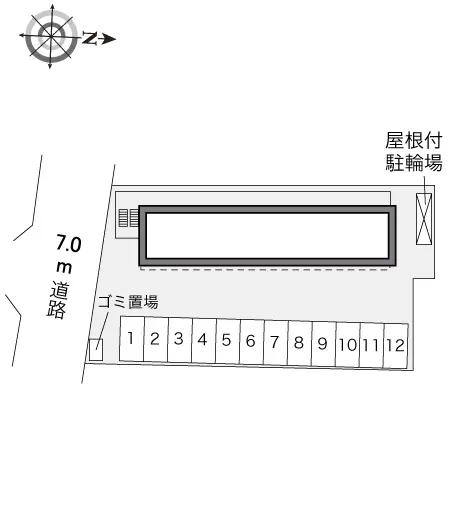 ★手数料０円★青梅市新町　月極駐車場（LP）